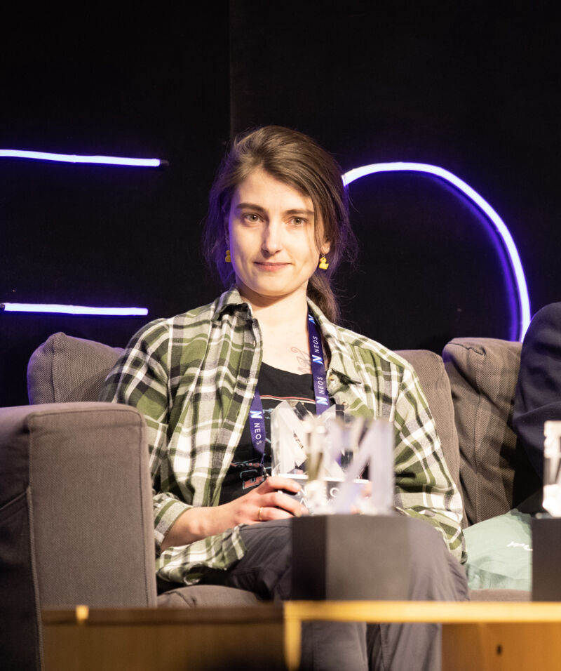 Paula Kallert receives Neos CMS Award 2023